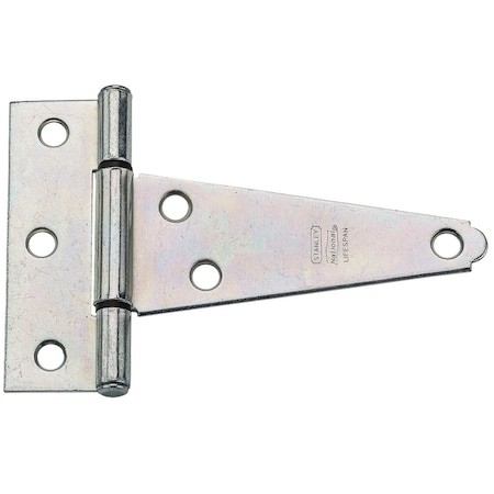 4 In. L Zinc-Plated Extra Heavy Duty T-Hinge